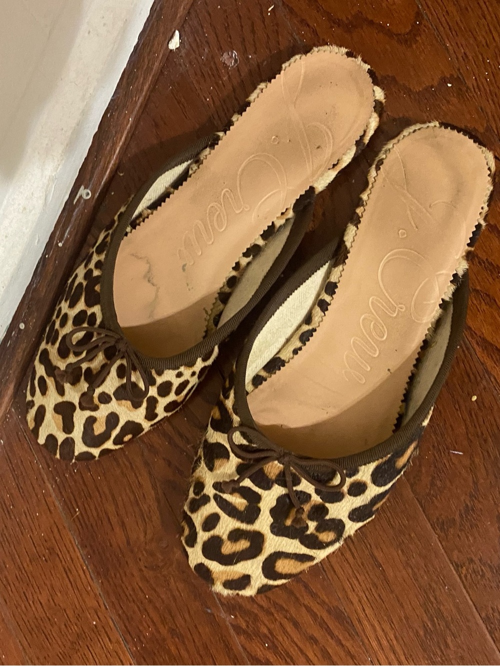 J Crew Leopard Print Ballet Flats